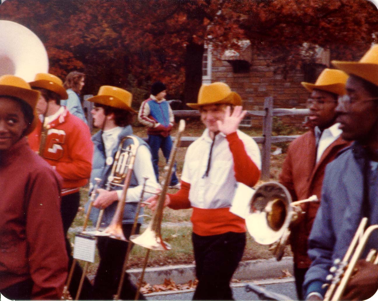 In the 1983 Homecoming Parade