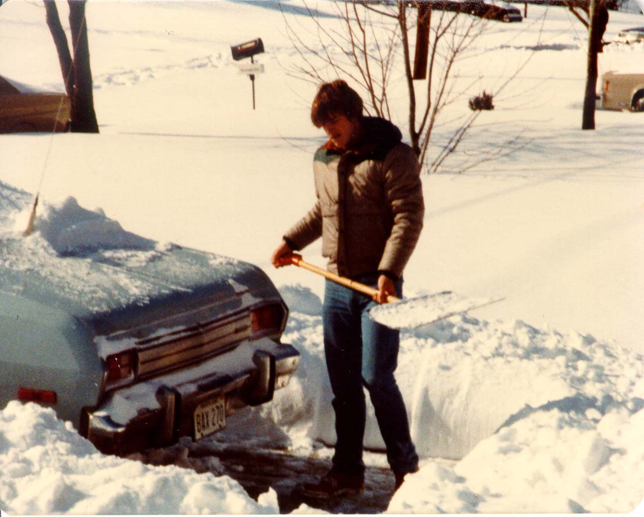 Shoveling Snow In 1982!
